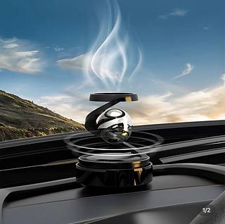 difusor de perfume solar giratório para carros