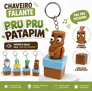chaveiro falante pru pru patapim